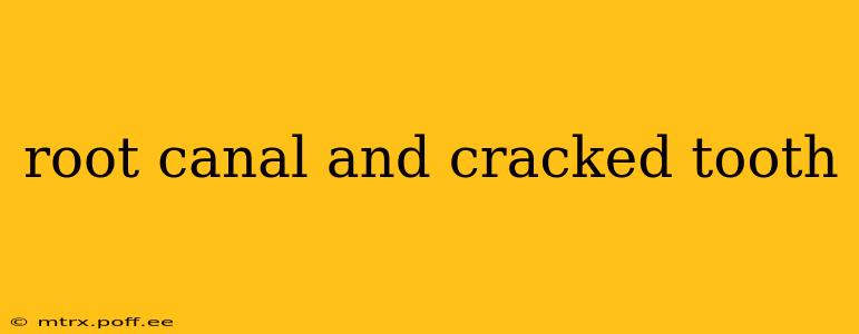 root canal and cracked tooth