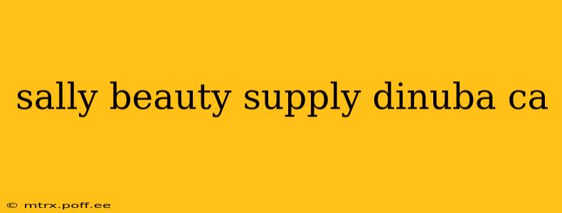 sally beauty supply dinuba ca