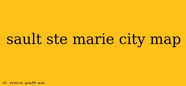 sault ste marie city map