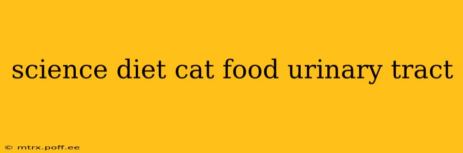 science diet cat food urinary tract