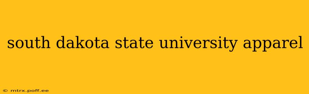 south dakota state university apparel