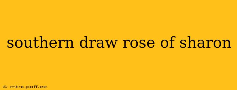 southern draw rose of sharon
