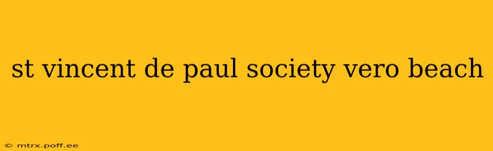 st vincent de paul society vero beach