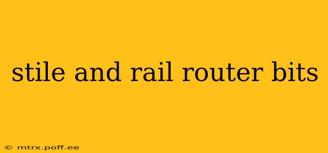 stile and rail router bits