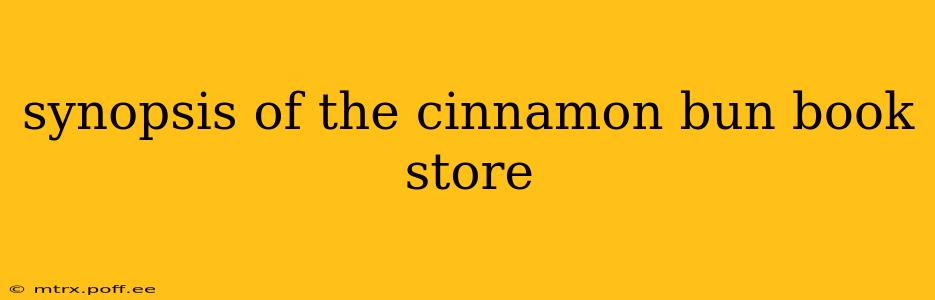 synopsis of the cinnamon bun book store