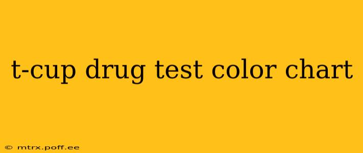 t-cup drug test color chart