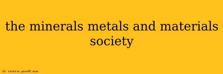 the minerals metals and materials society