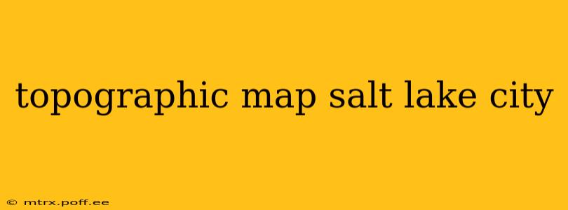 topographic map salt lake city