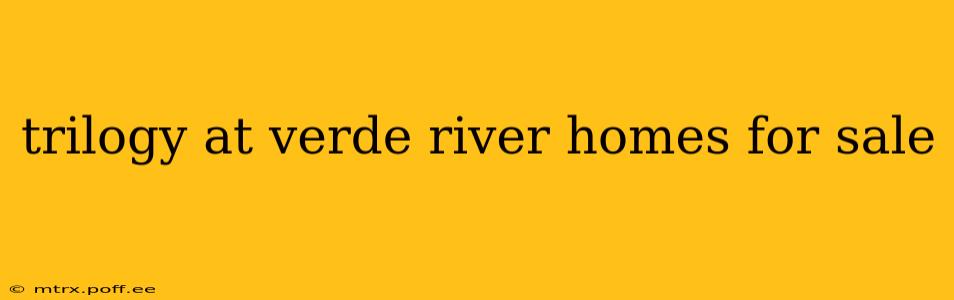 trilogy at verde river homes for sale