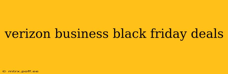 verizon business black friday deals