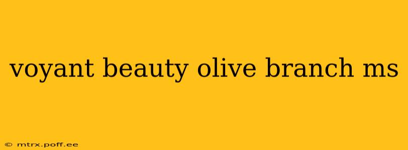voyant beauty olive branch ms