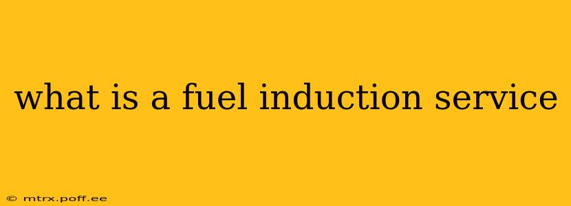 what is a fuel induction service