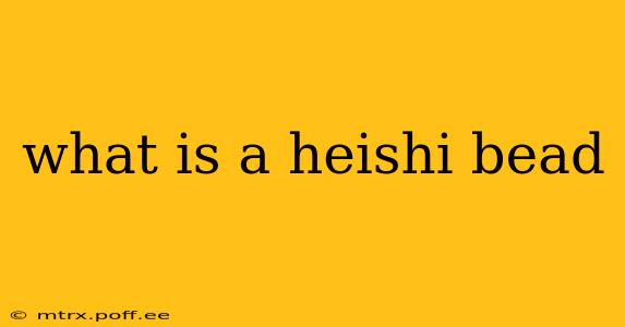 what is a heishi bead
