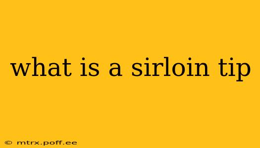 what is a sirloin tip