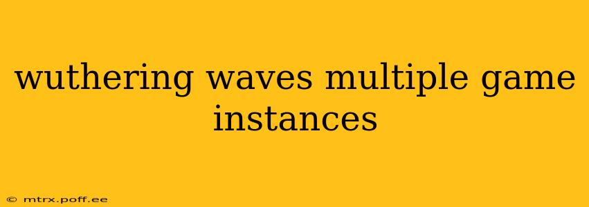wuthering waves multiple game instances